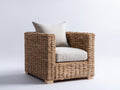 Polyrattan Gartensessel Rattanoptik 85x80x75 cm - Braun-Beige - Lounge Design
