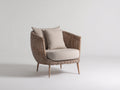 Polyrattan Gartensessel Polyrattan 78x76x86 cm - Natur-Beige - Modernes Design für Garten