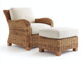 Polyrattan Gartensessel Rattanoptik 95x85x82 cm - Braun-Beige - Lounge Design